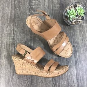 born boulder platform wedge sandal